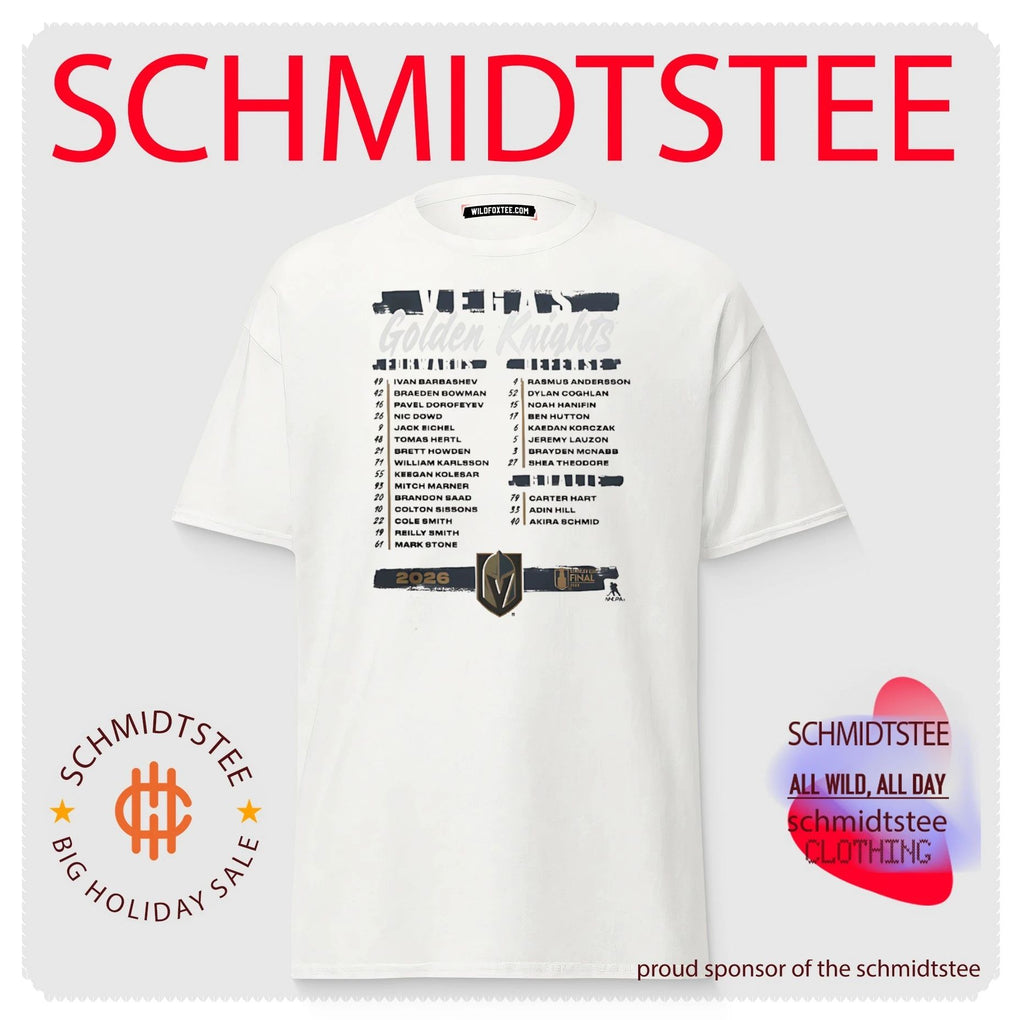 Golden Knights 2026 Stanley Cup Final Roster shirt
