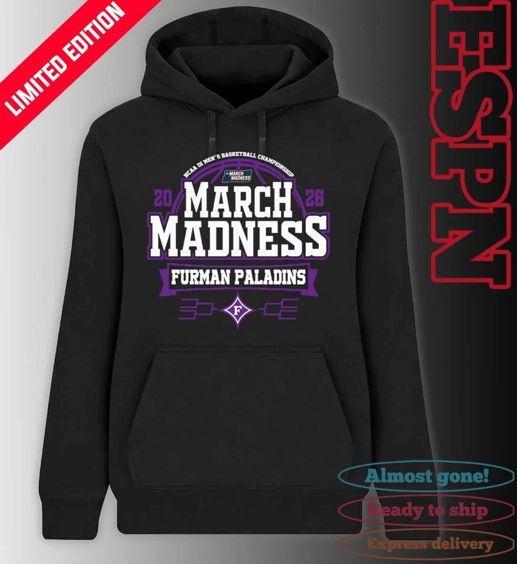 Furman Paladins Men’s Basketball March Madness Bound T-Shirt