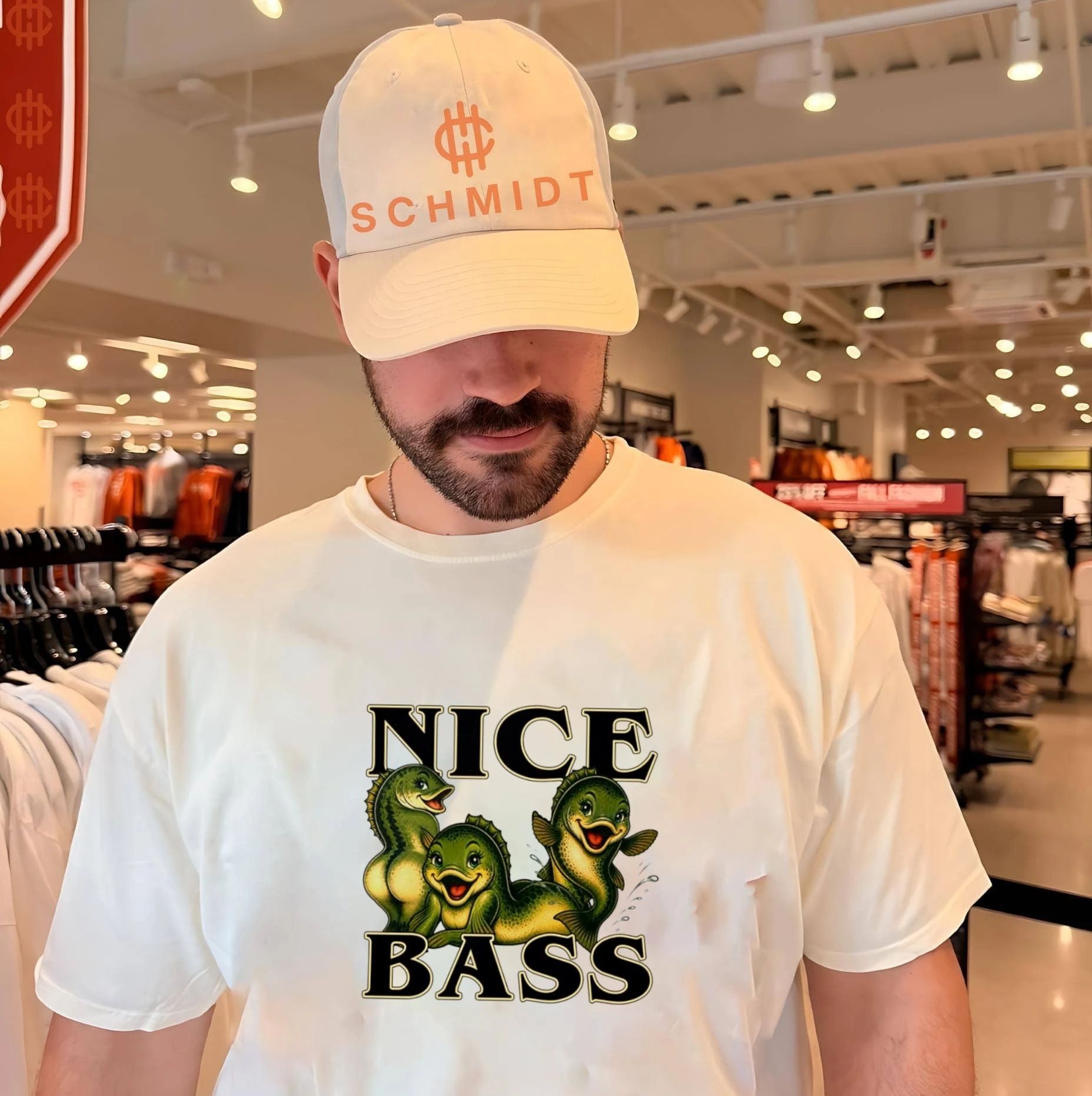 Bass Funny Fishing Pun angler humor shirt