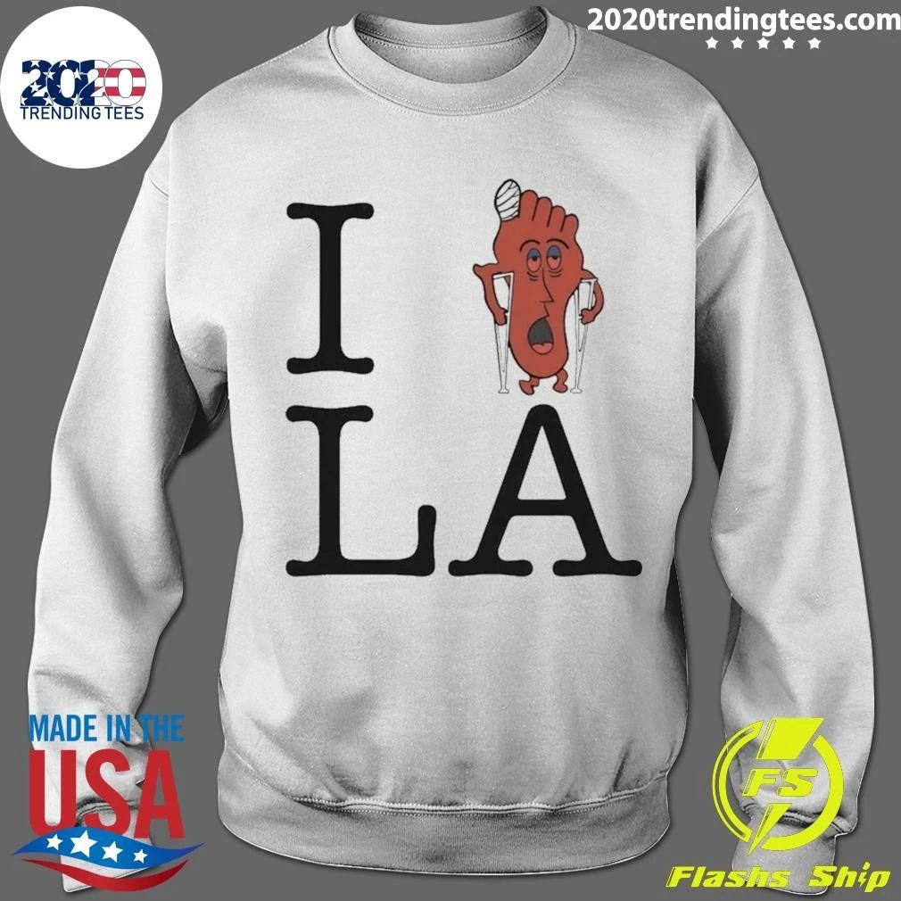 I love LA Silver Lake Sand Foot Parody Shirt