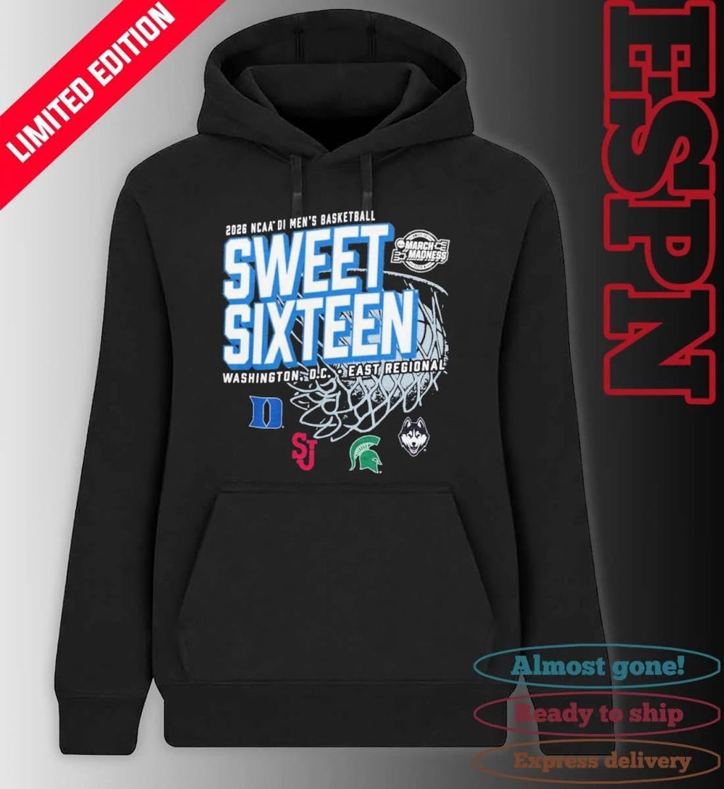 Washington, DC Midwest Regional 2026 NCAA DI Men’s Basketball Sweet Sixteen T-Shirt