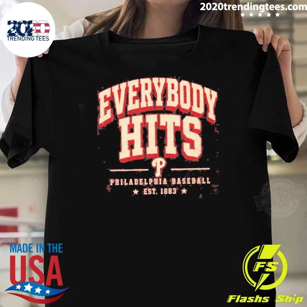 Philadelphia Phillie Est 1983 Everybody Hits Shirt