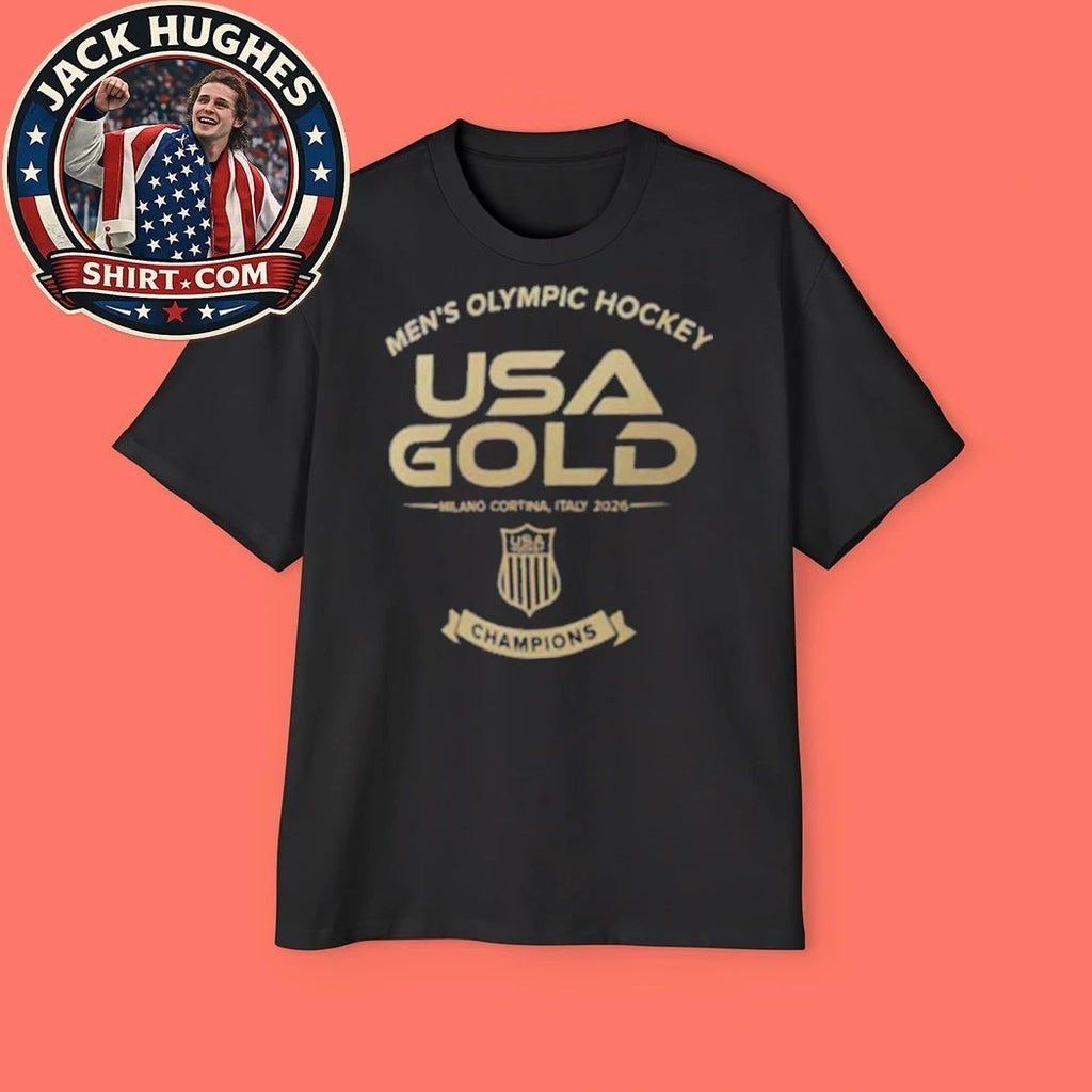 USA Men’s Hockey 2026 Winter Olympics Gold Medal Shirt