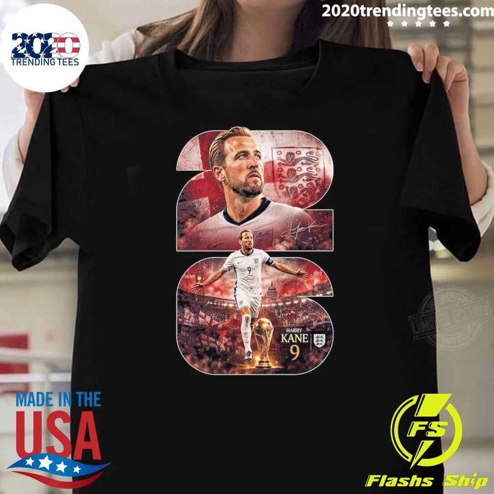 Harry Kane World Cup 2026 England Shirt
