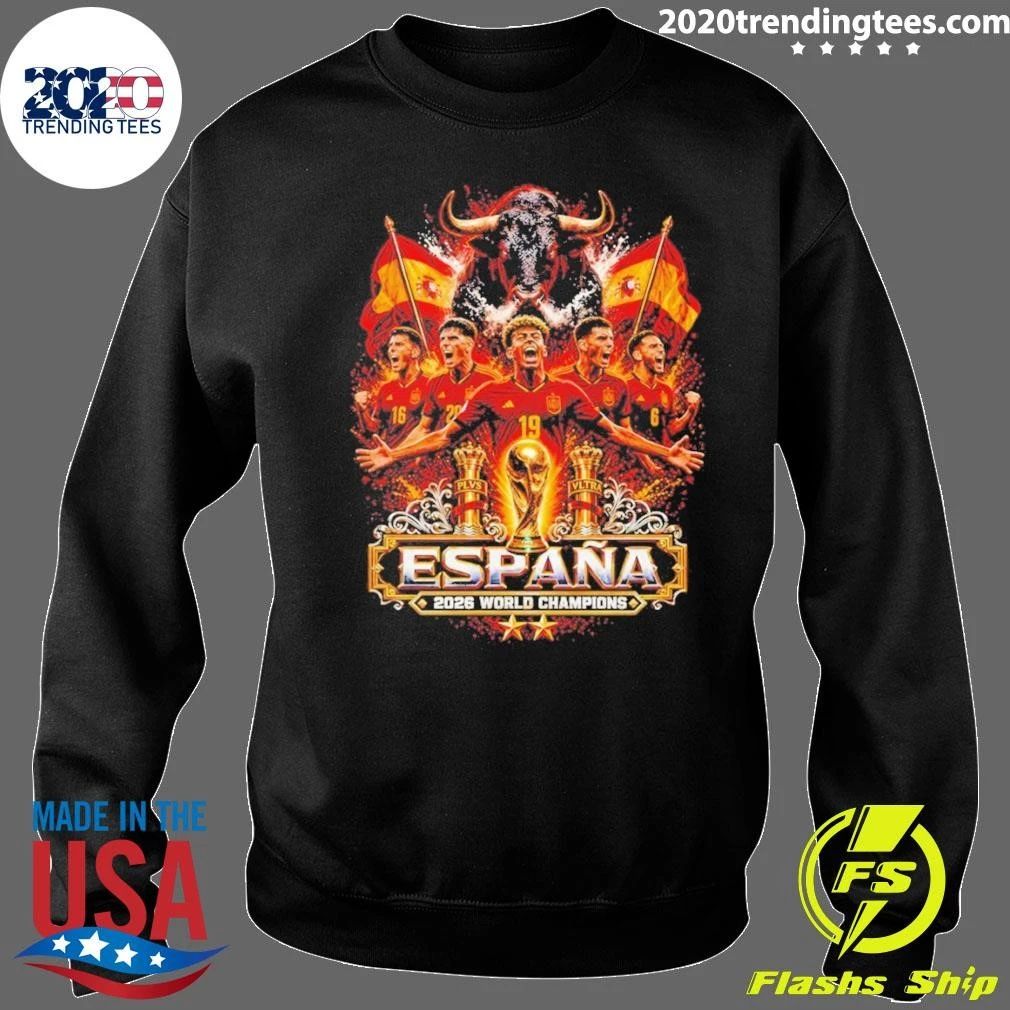 Spain Soccer Espana World Cup 2026 Champions Victory Shirt