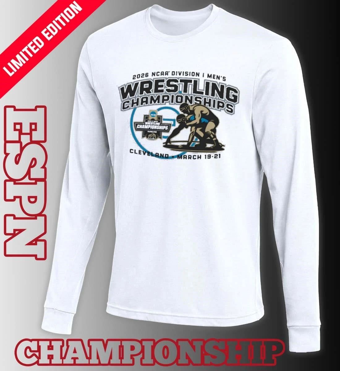 2026 NCAA DI Wrestling Championships Cleveland March 19-21 Shirt