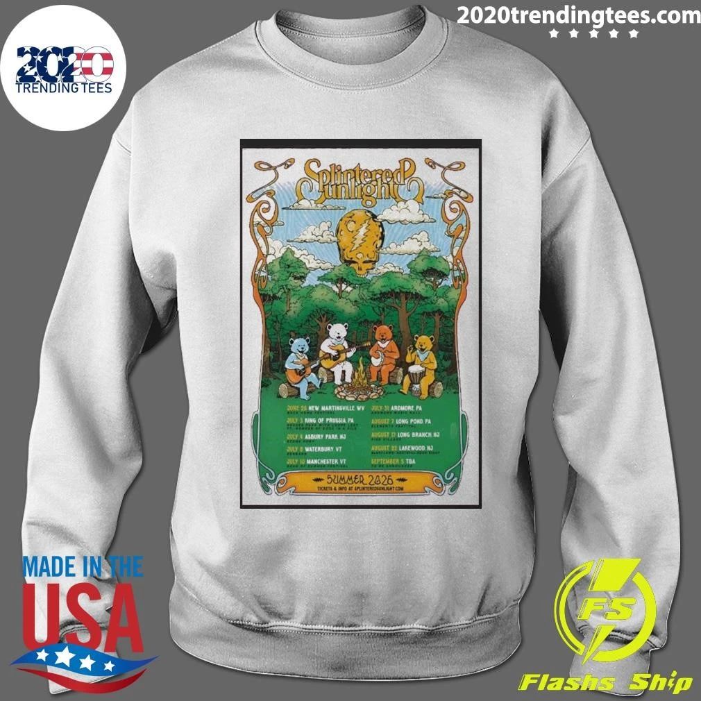 Splintered Sunlight 2026 Summer Tour Poster Shirt