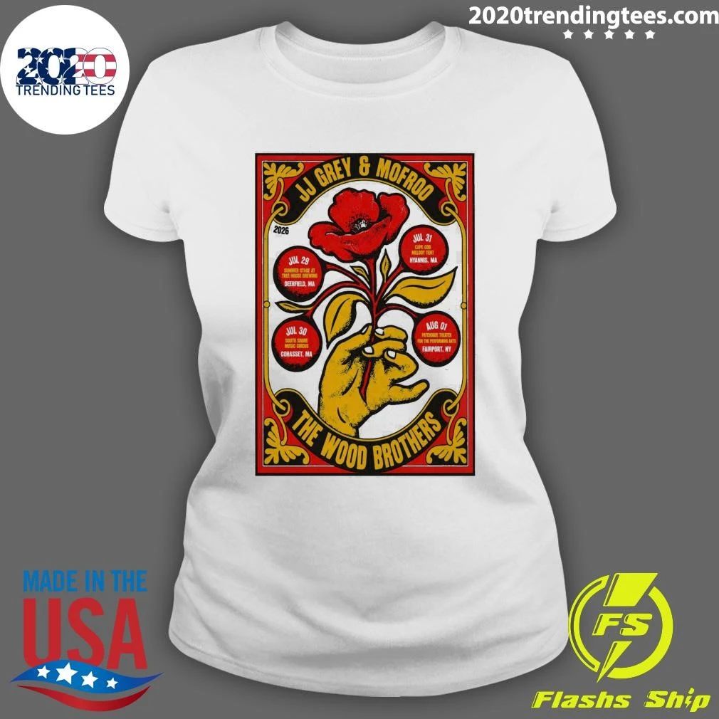 Jj Grey Mofro Wood Brothers 2026 Live Tour Shirt