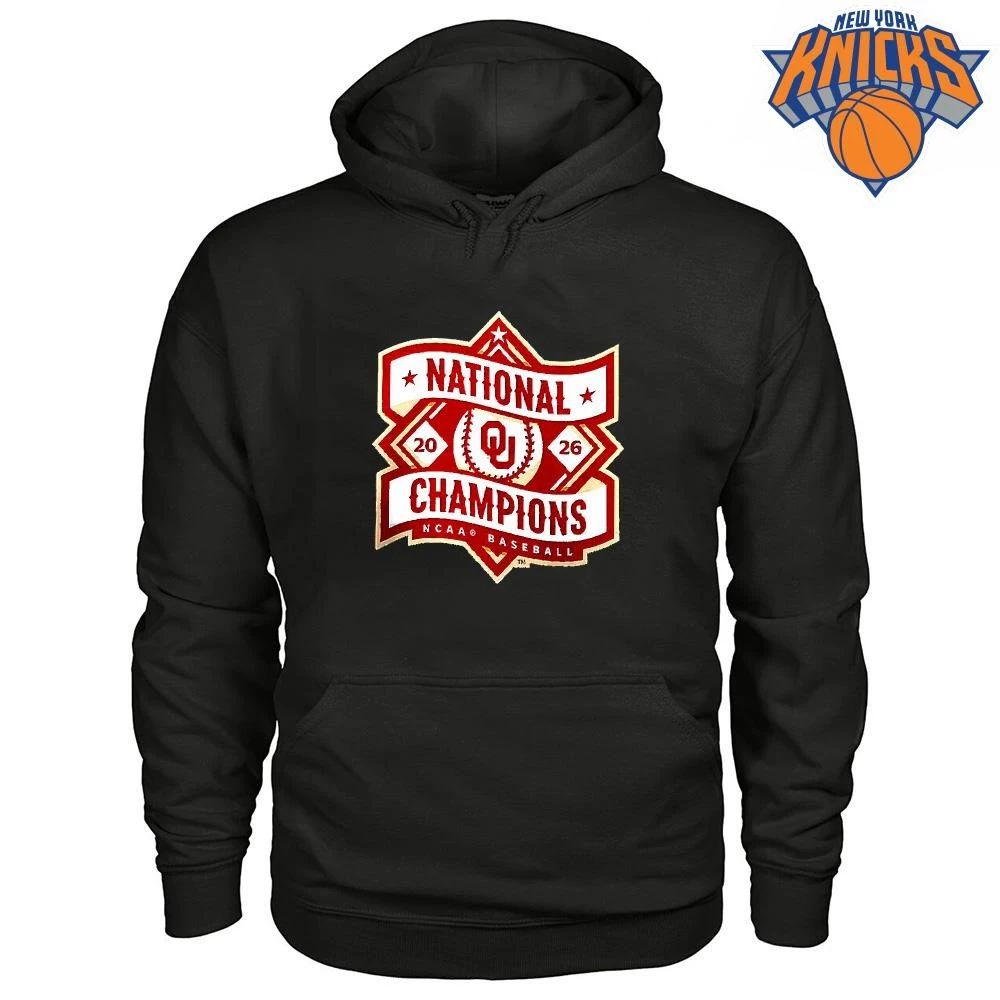 Oklahoma Sooners National Champions 2026 NCAA Baseball shirt