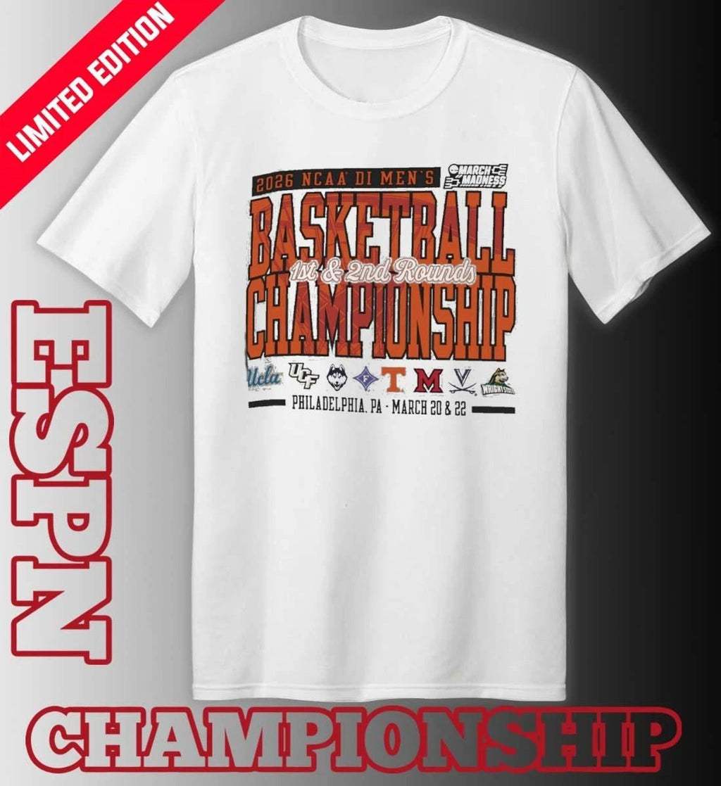 Philadelphia, PA 2026 NCAA DI Men’s Basketball Championship – March 20 & 22 T-Shirt