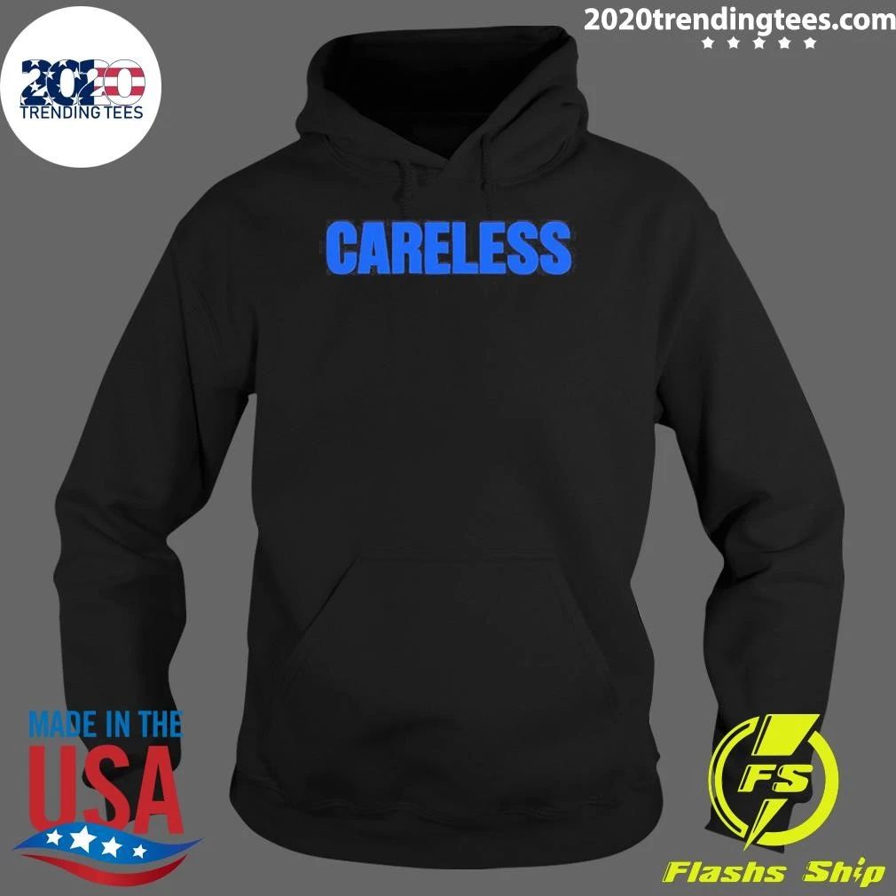 Careless Typography Minimalist Shirt