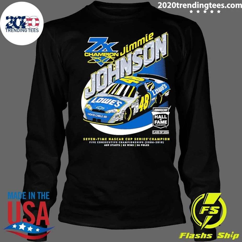 Checkered Flag Sports Jimmie Johnson NASCAR Hall of Fame Class of 2026 Shirt
