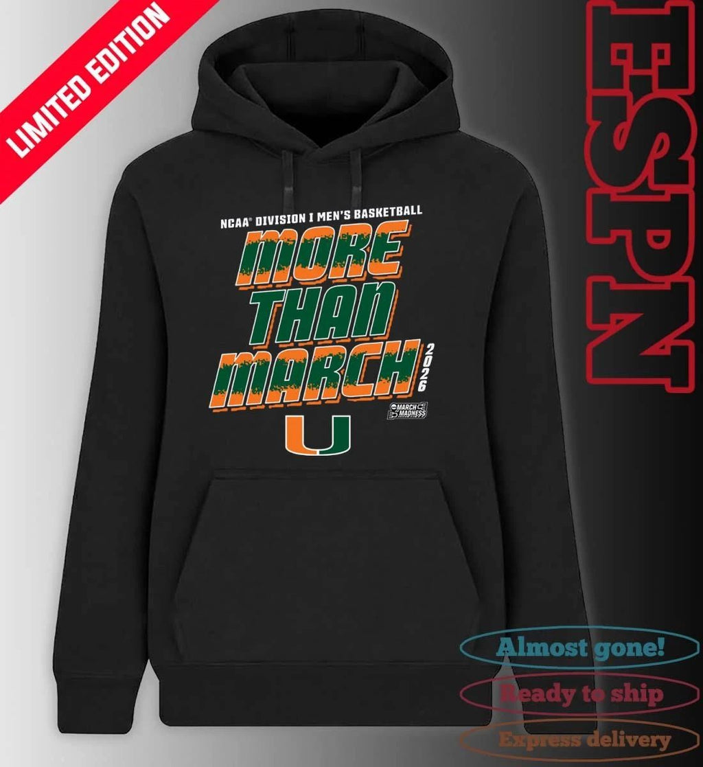 Miami Men’s Basketball More Than March 2026 Shirt