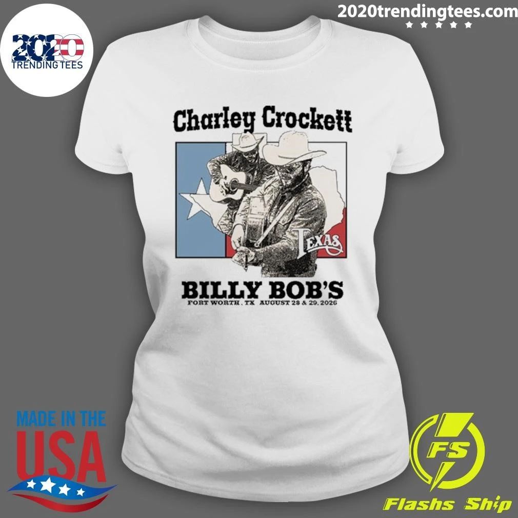 Charley Crockett Fort Worth Billy Bob’s Texas August 28-29 2026 Shirt