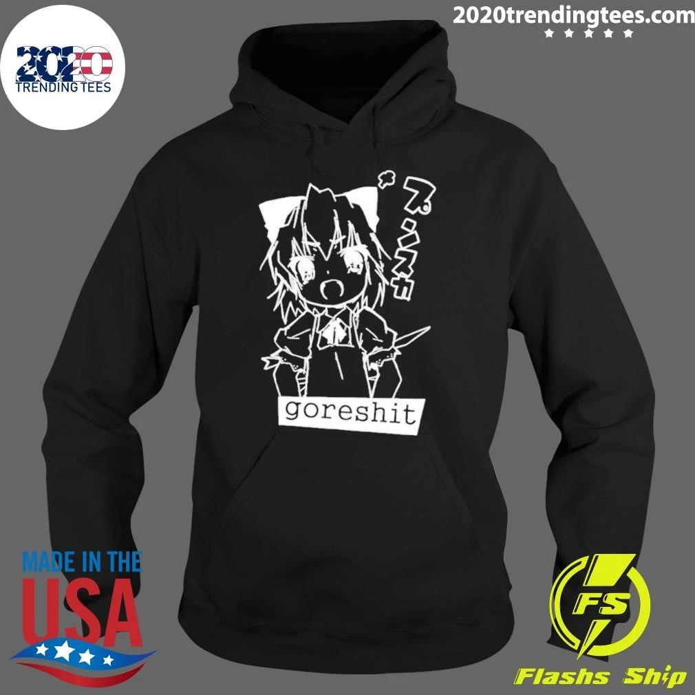 Goreshit Anime Girl Breakcore Electronic Shirt