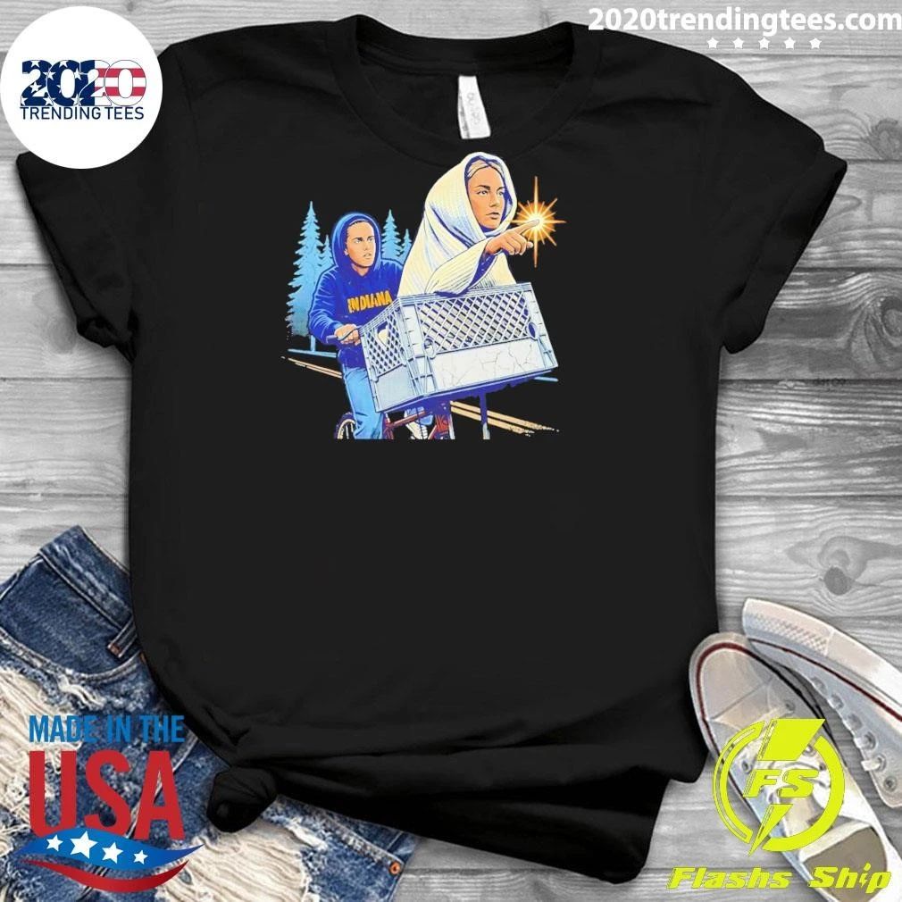 Sophie Cunningham And Caitlin Clark E.t. The Extra-terrestrial Indiana Fever Basketball 2026 Shirt