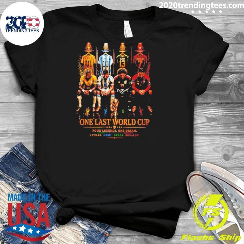 One Last World Cup Soccer Legends Brazil Argentina Mexico Portugal Inspired Shirt