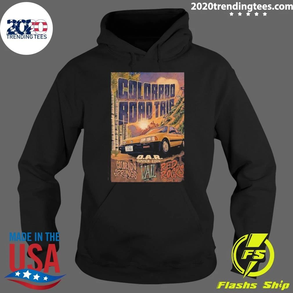 O.A.R Colorado Red Rocks June 19-20 2026 Poster Shirt
