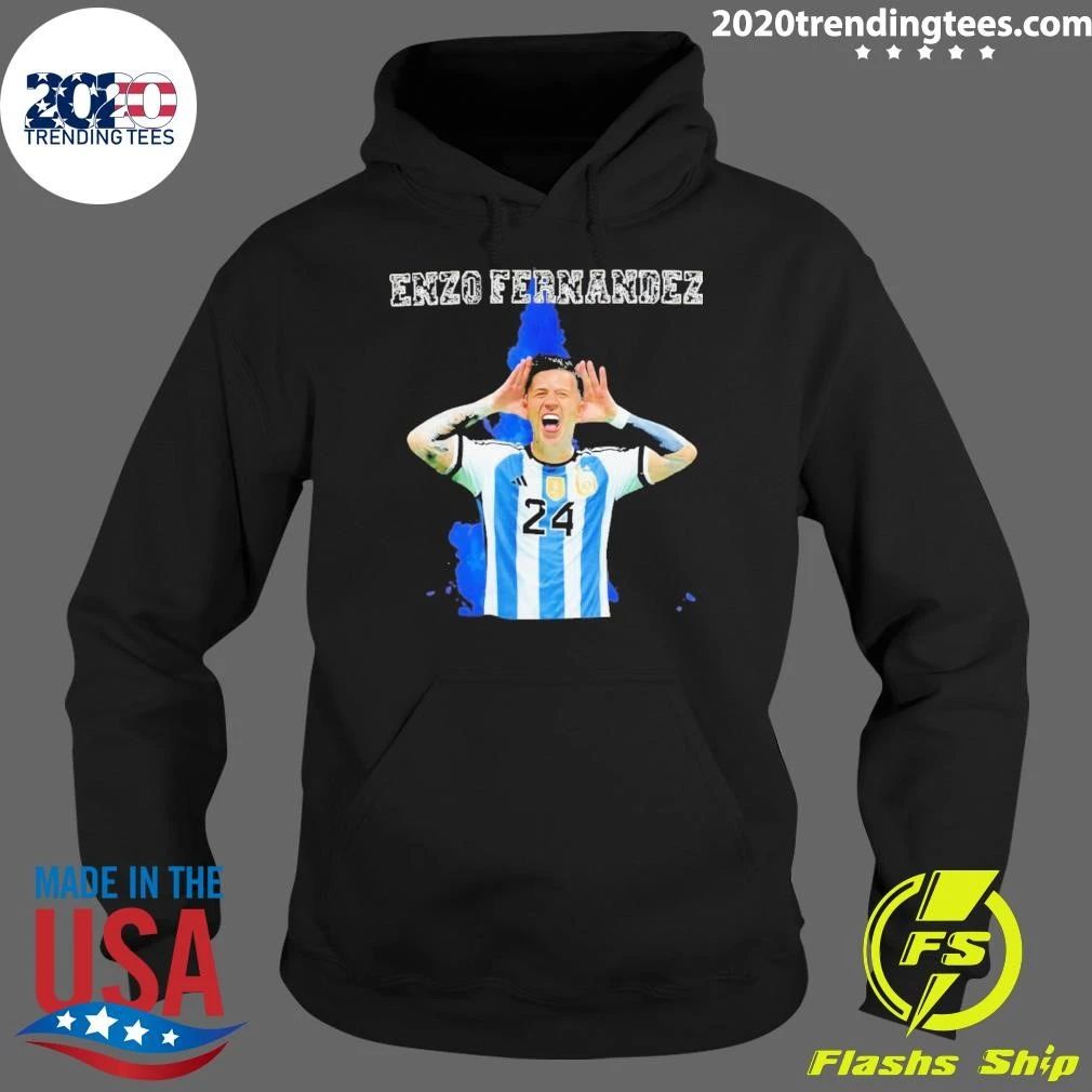 Enzo Fernández Argentina National Soccer World Cup 2026 Shirt