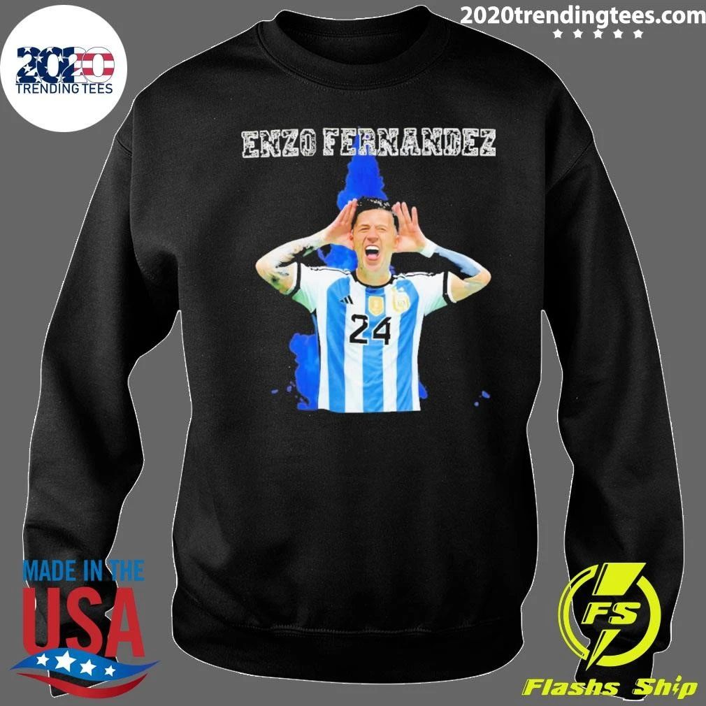 Enzo Fernández Argentina National Soccer World Cup 2026 Shirt