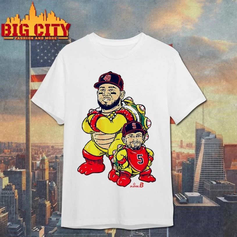 Willson Contreras and Caleb Durbin Bowser & Mini Bowser Meme Funny Shirt