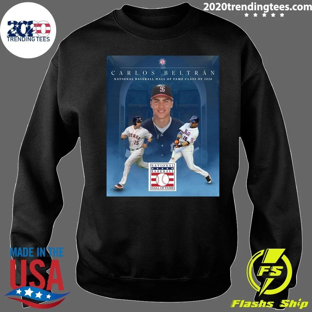 Carlos Beltran National Baseball Hall Of Fame Class Of 2026 Shirt