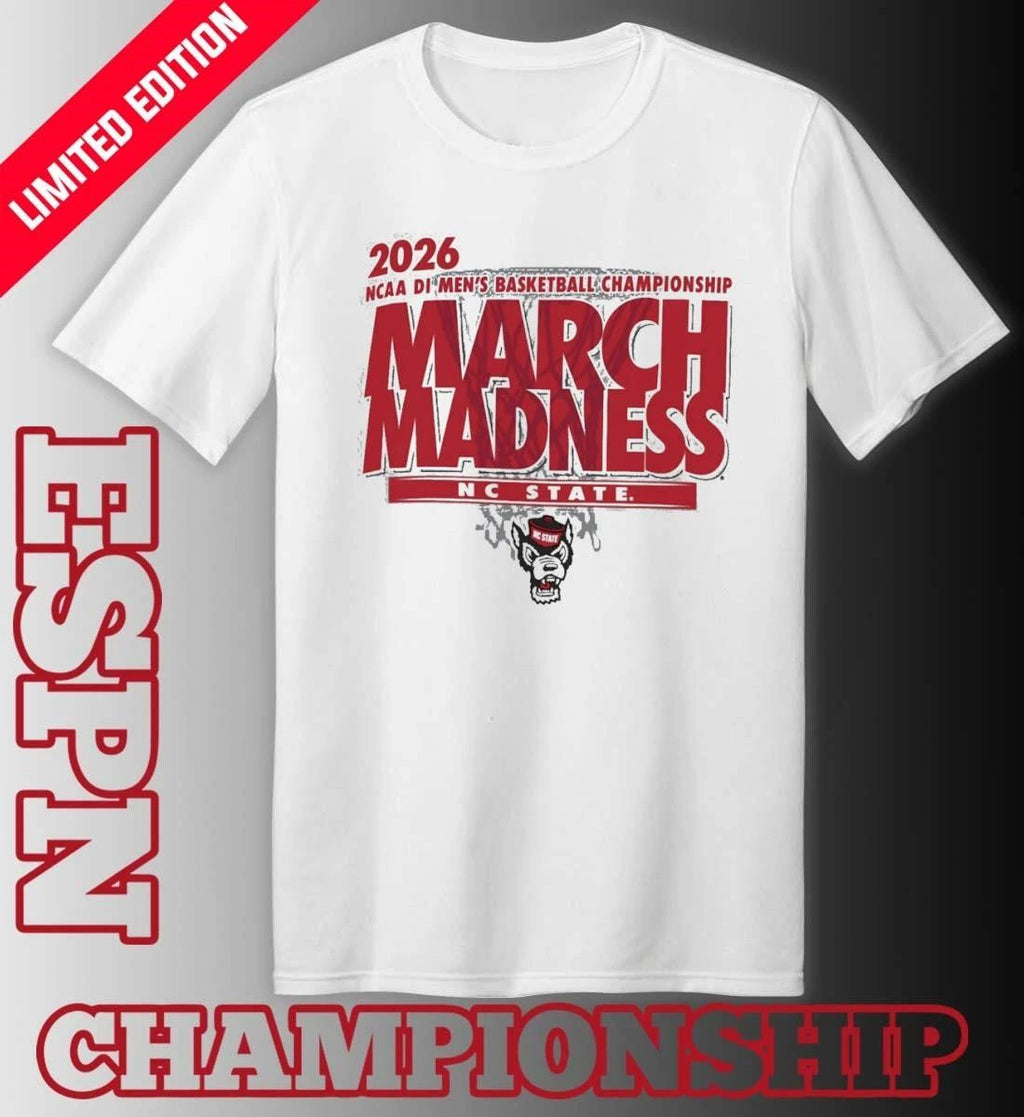 NC State Wolfpack 2026 NCAA DI Basketball March Madness – First Four Shirt
