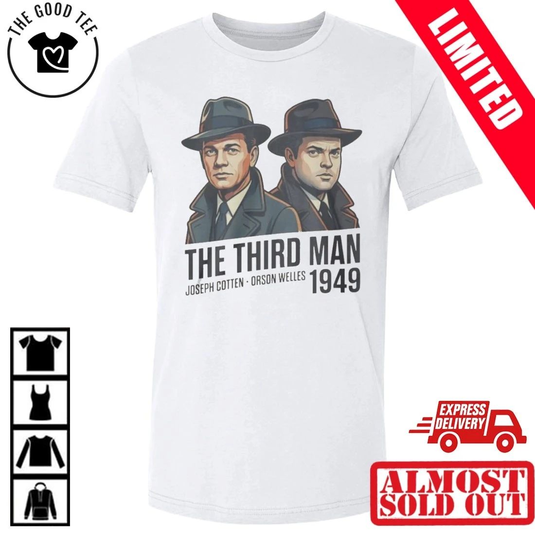 The Third Man Joseph Cotten Orson Welles 1949 Shirt