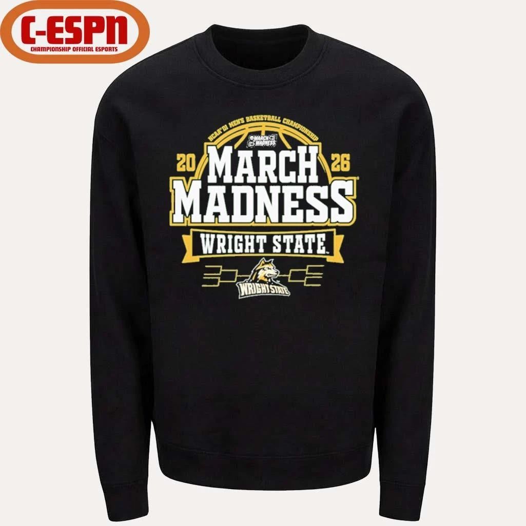 Wright State Raiders 2026 Men’s Basketball March Madness Bound Shirt
