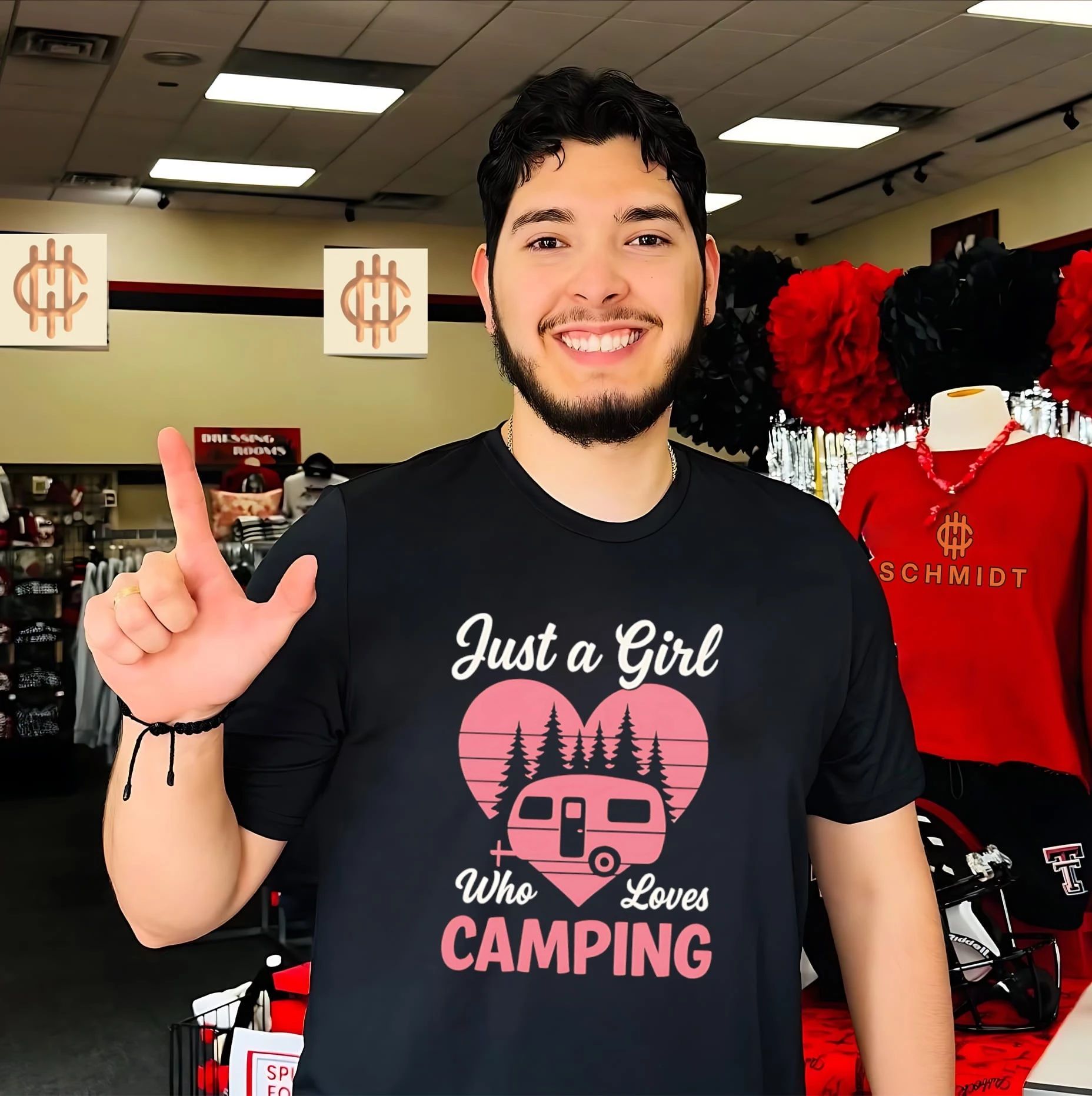 Just a girl who loves camping shirt