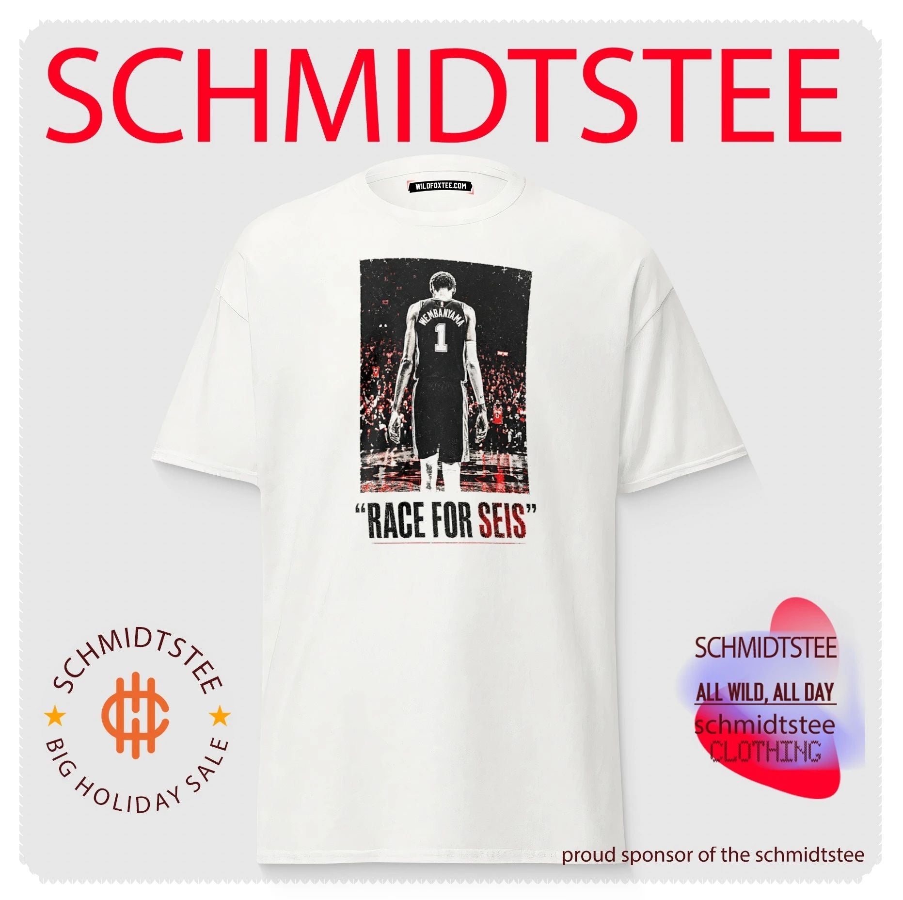 Victor Wembanyama San Antonio Spurs race for seis shirt