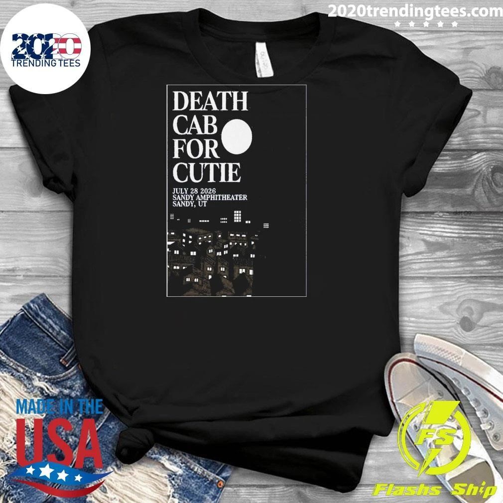 Death Cab for Cutie Concert Sandy, Utah Shirt