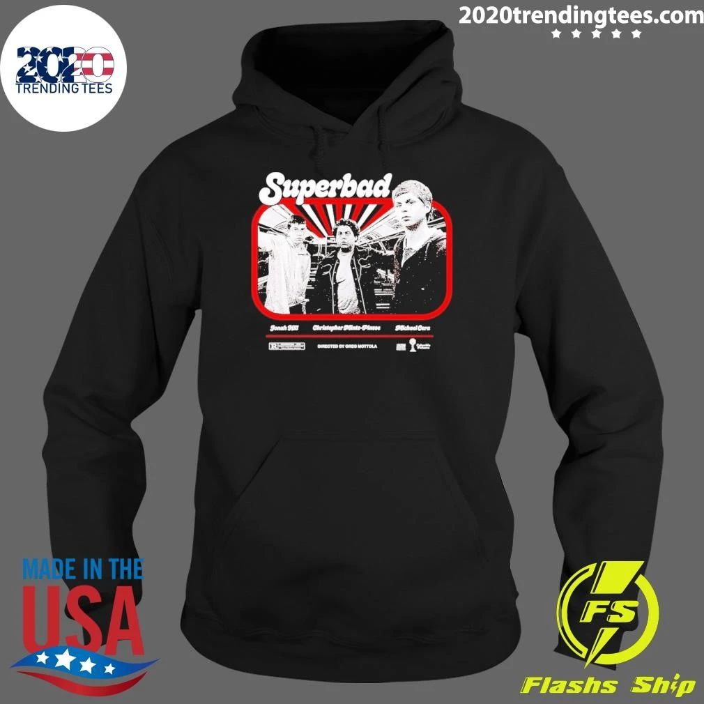 Superbad Jonah Hill Christopher Mintz-Plasse and Michael Cera Retro Movie Shirt