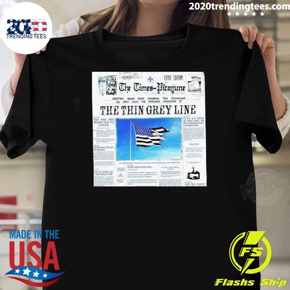 The Thin Grey Line Single Cover Shirt