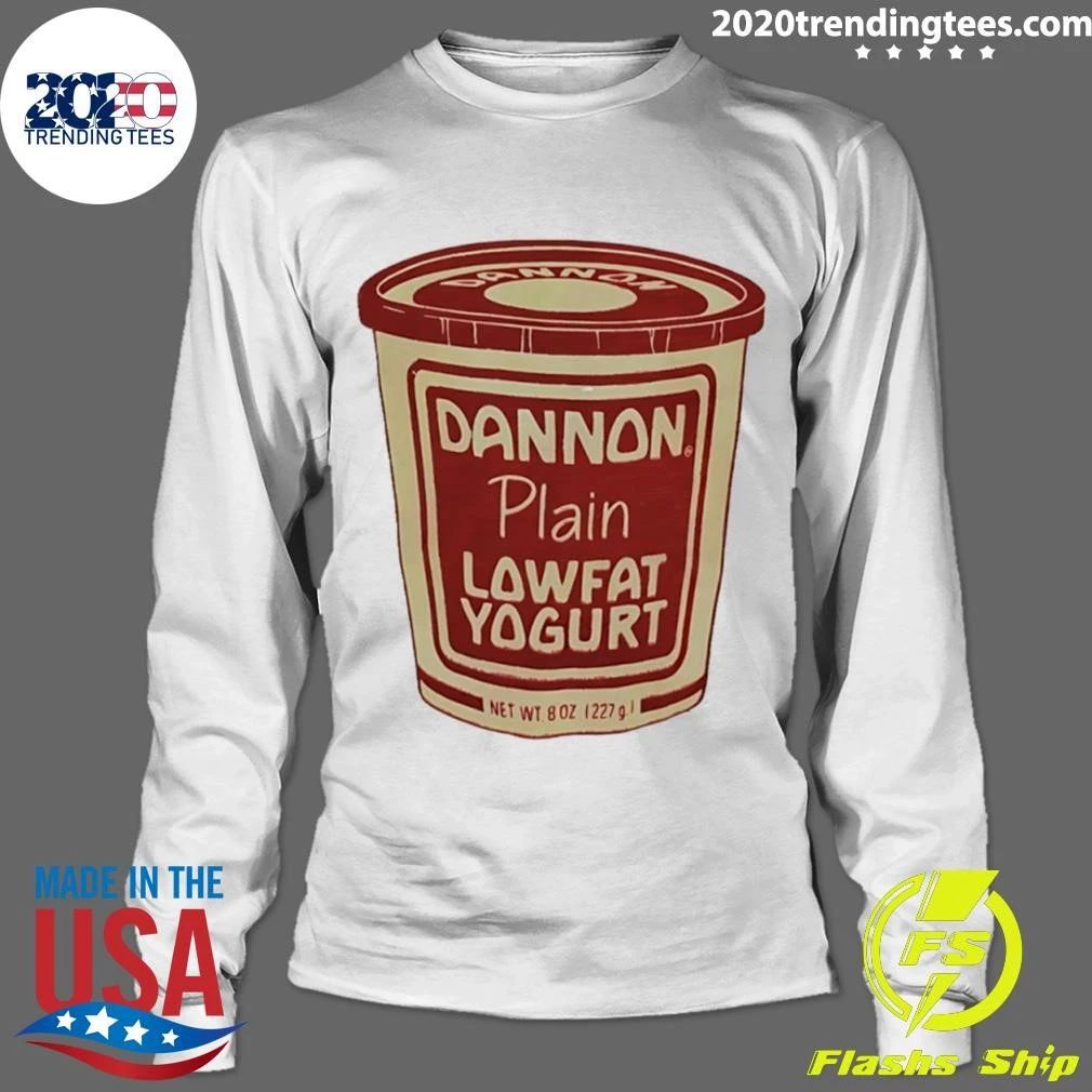 Dannon Plain Lowfat Yogurt Food 1980s Shirt