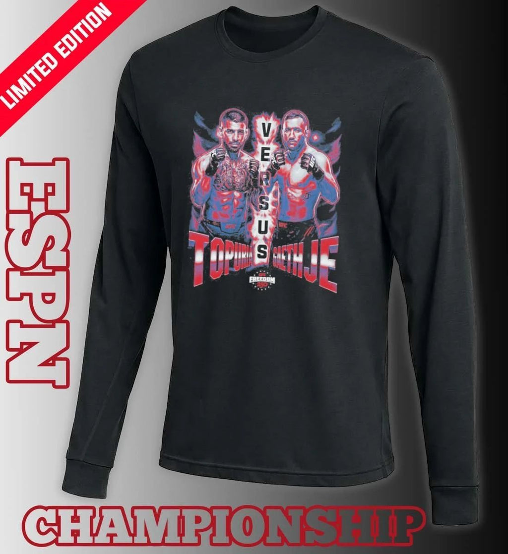 UFC Freedom 250 Ilia Topuria Vs. Justin Gaethje Matchup T-shirt