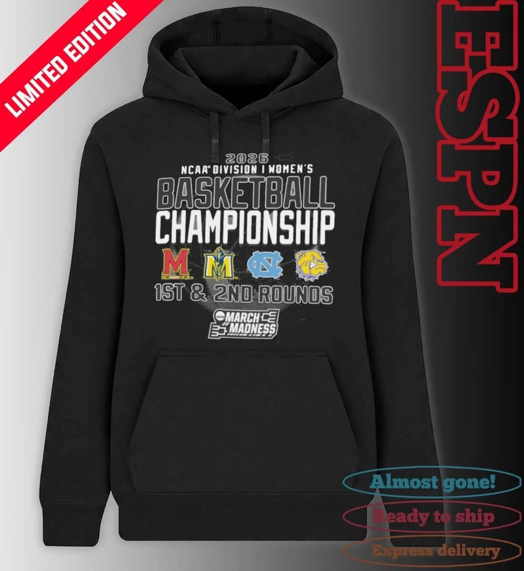 1st, 2nd Rounds 2026 NCAA DI Women’s Basketball Championship – Chapel Hill, NC Shirt