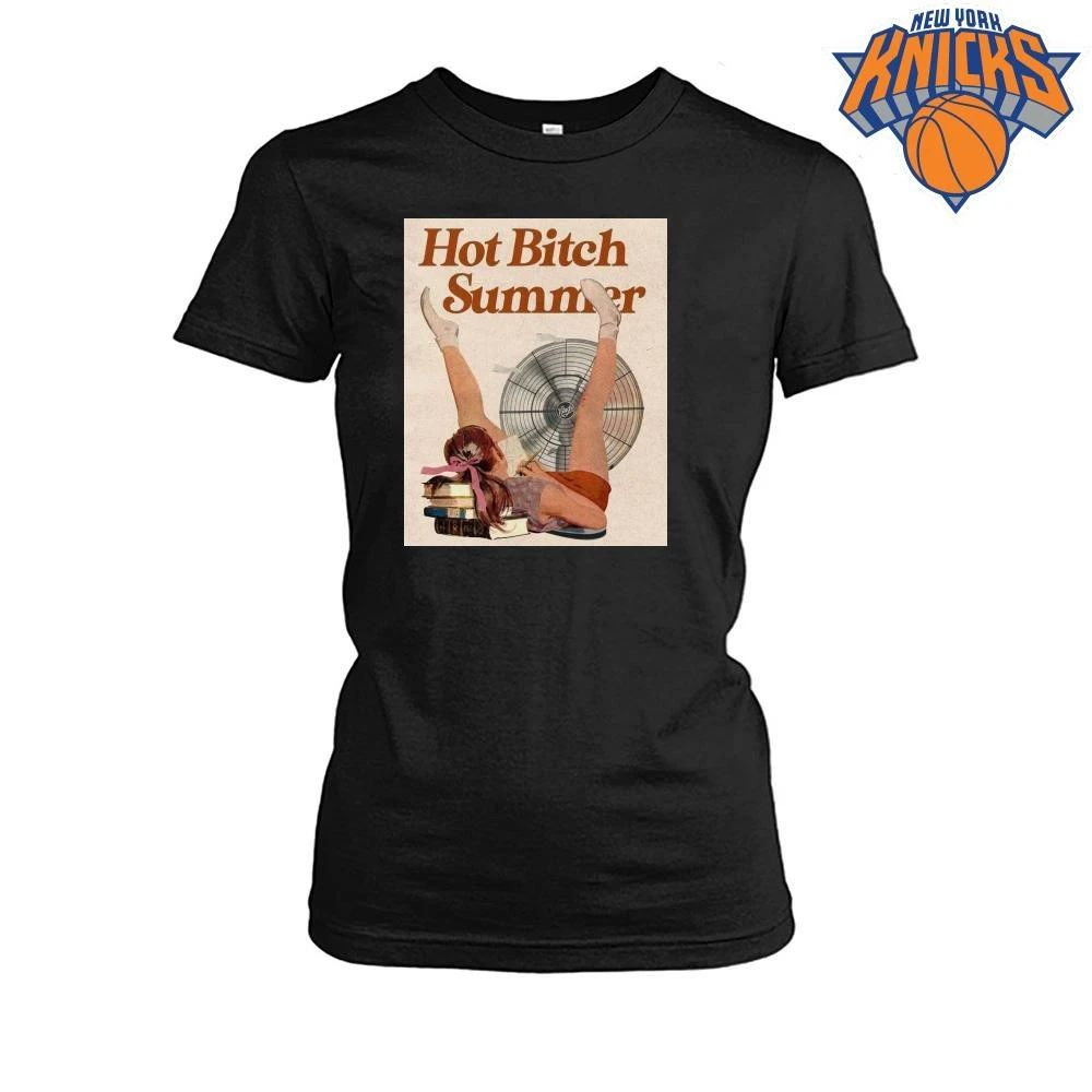 Bitch Summer Reading Cool Fan illustration shirt