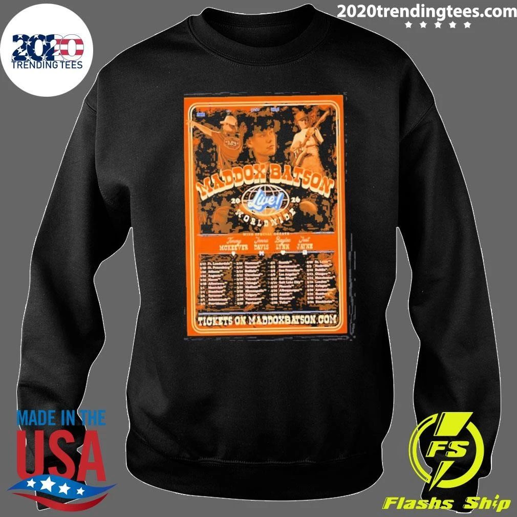 Maddox Batson Worldwide Tour 2026 shirt