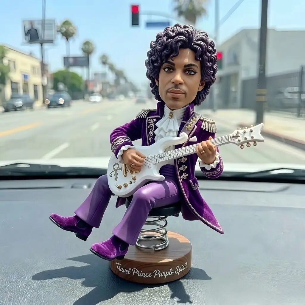 Prince Travel Purple Spirit Bobblehead