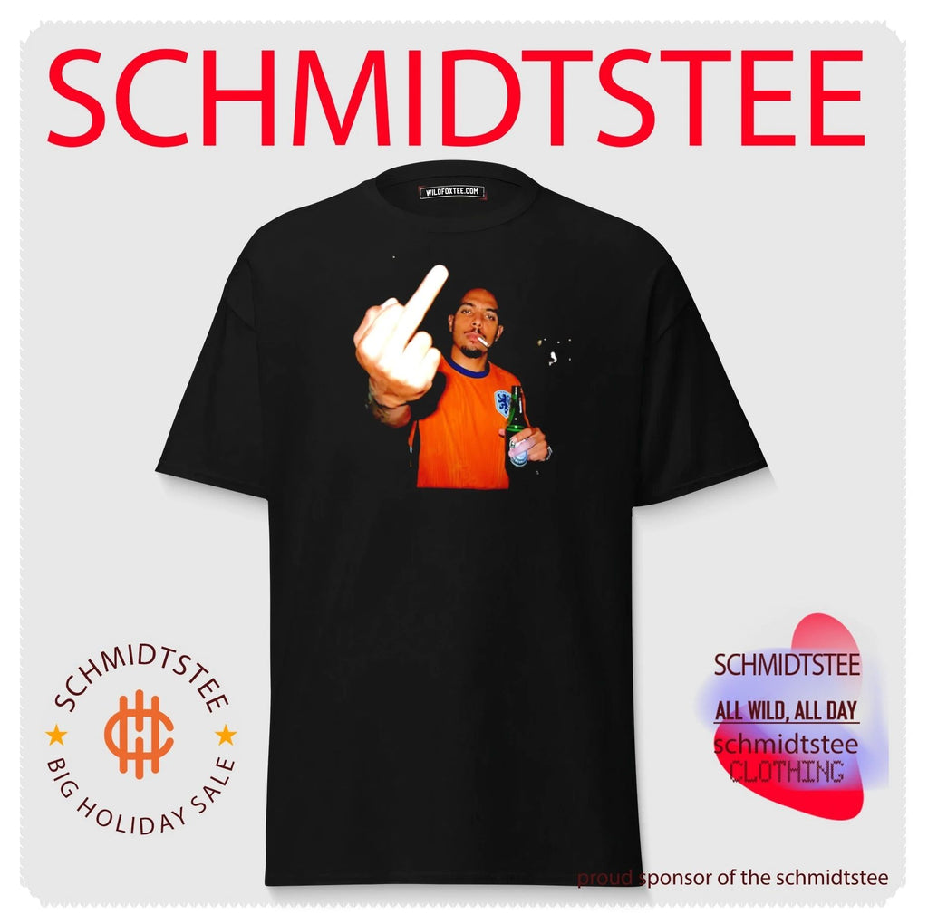 Quincy Promes Netherlands National Football Team middle finger shirt
