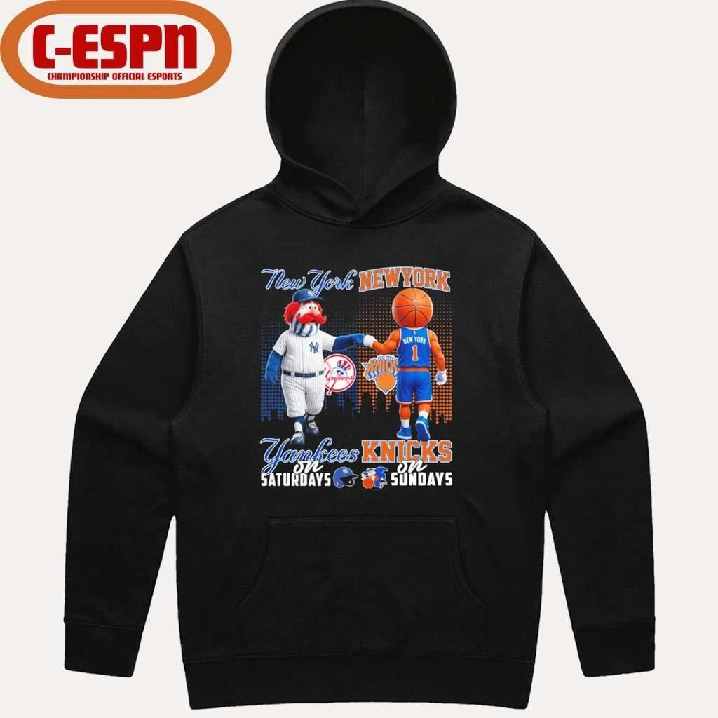 Mascot New York Yankees On Saturdays And New York Mets On Sundays Shirt