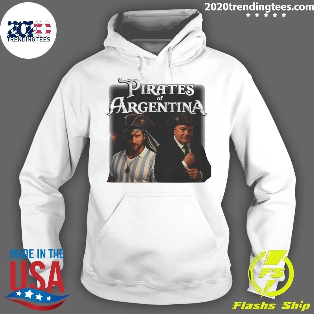 Messi Vs Gianni Infantino Pirates Of Argentina Soccer World Cup 2026 Meme Shirt
