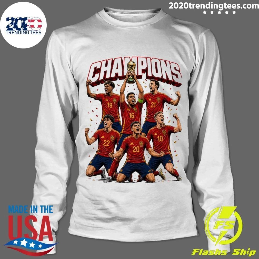 Spain Champions World Cup 2026 Football Shirt