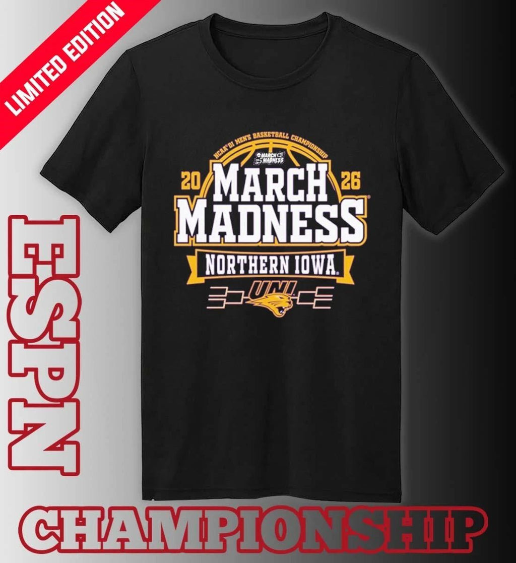 Northern Iowa Panthers 2026 Men’s Basketball March Madness Bound Shirt