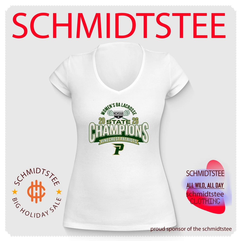Pinecrest Patriots 2026 NCHSAA Women’s 8A Lacrosse Champions shirt