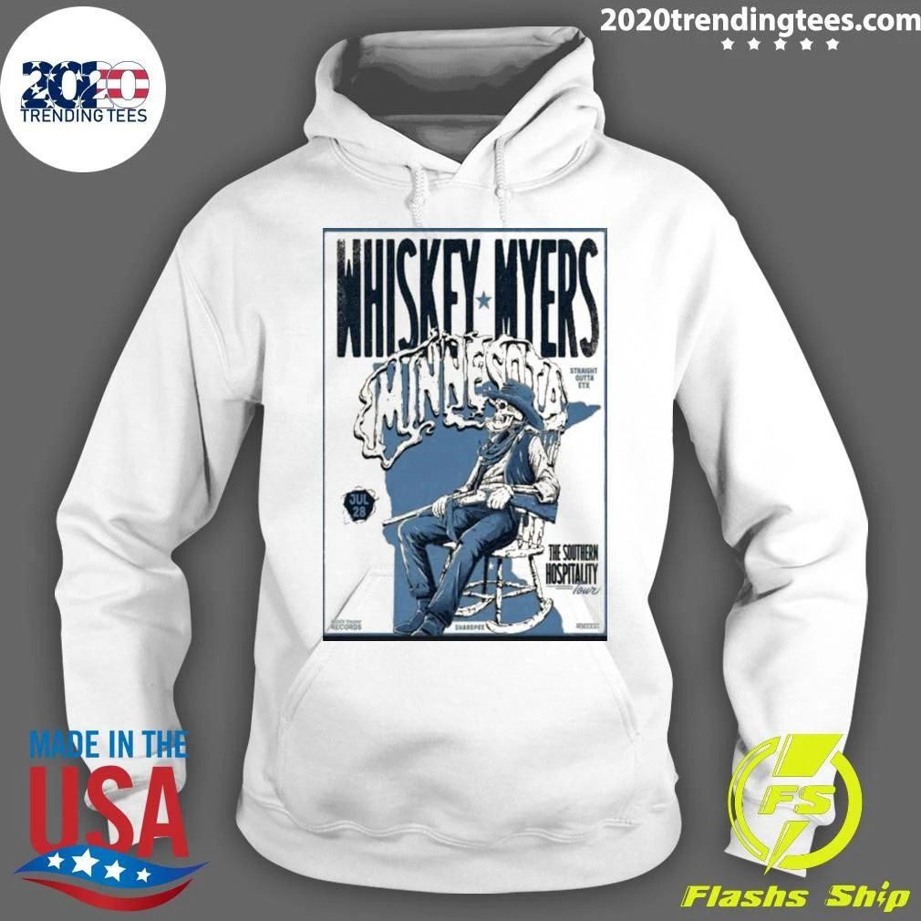 Whiskey Myers Minnesota 2026 Southern Hospitality Tour Home Shirt