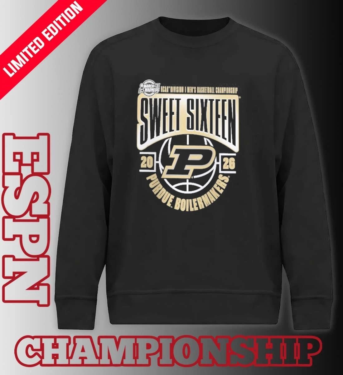 Purdue Boilermakers 2026 NCAA Men’s Basketball Tournament March Madness Sweet 16 T-Shirt