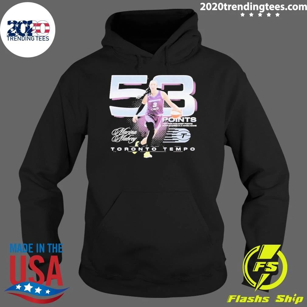 Toronto and Tempo Marina Mabrey 53 Points Shirt