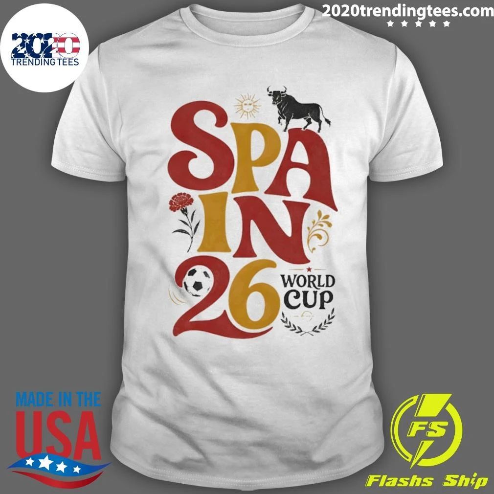 Spain Soccer World Cup 2026 La Roja Soccer Victory Shirt